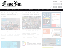 Tablet Screenshot of mundovilla.com